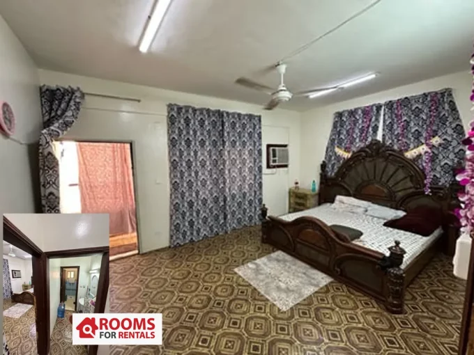 Furnished SINGLE BIG ROOM WITH BALCONY And TOILET